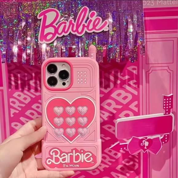 Barbie iPhone 14 Pro Max Bright Pink Durable Protective Case. NWT - Picture 12 of 14